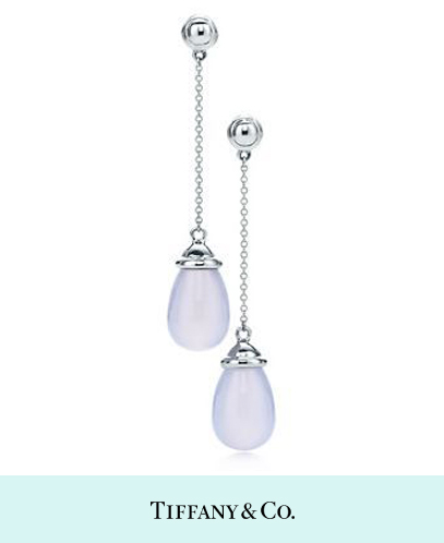 Blue Chalcedony Tiffany Earrings
