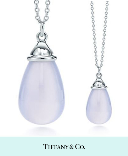 Blue Chalcedony Tiffany Pendant
