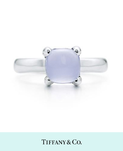 Blue Chalcedony Tiffany Ring